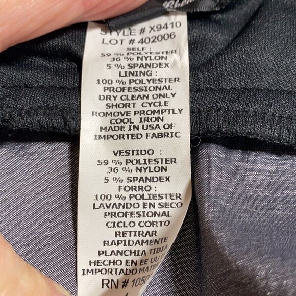 XSCAPE BY JOANNA CHEN Pewter Gray Ruched One Shoulder‎ Mermaid Prom Gown Dress 4 - Picture 15 of 15